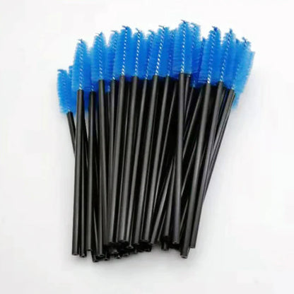 Hotting 5/50Pcs Eyelash Brush Extension Disposable Eye Lashes Make up Brushes Eyebrow Mascara Wand Applicator Flexible Can Bent