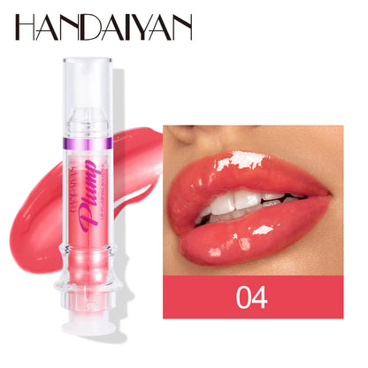 Natural Spicy Lip Plumping Booster Lip Plumping Oil,Ultra-Hydrating & Nourishing Plump and Pout Glossy Finish Fuller Lip Gloss