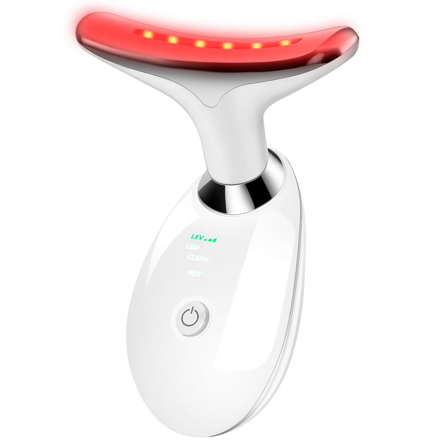 Face and Neck Massager, 3 Color Led Face Neck Massager, Multifunctional Facial Skin Care Tool, Ideal for Home Skin Care