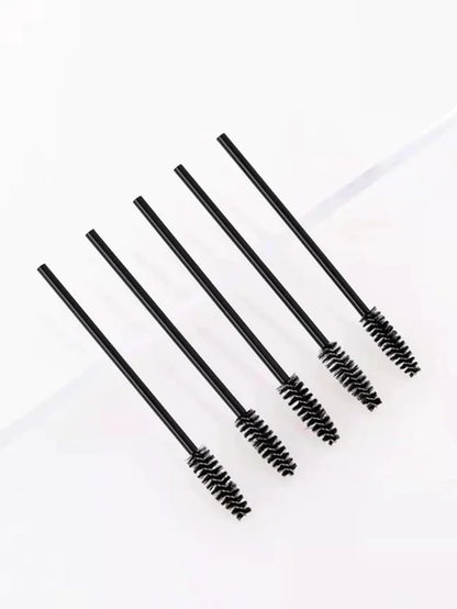 Hotting 5/50Pcs Eyelash Brush Extension Disposable Eye Lashes Make up Brushes Eyebrow Mascara Wand Applicator Flexible Can Bent